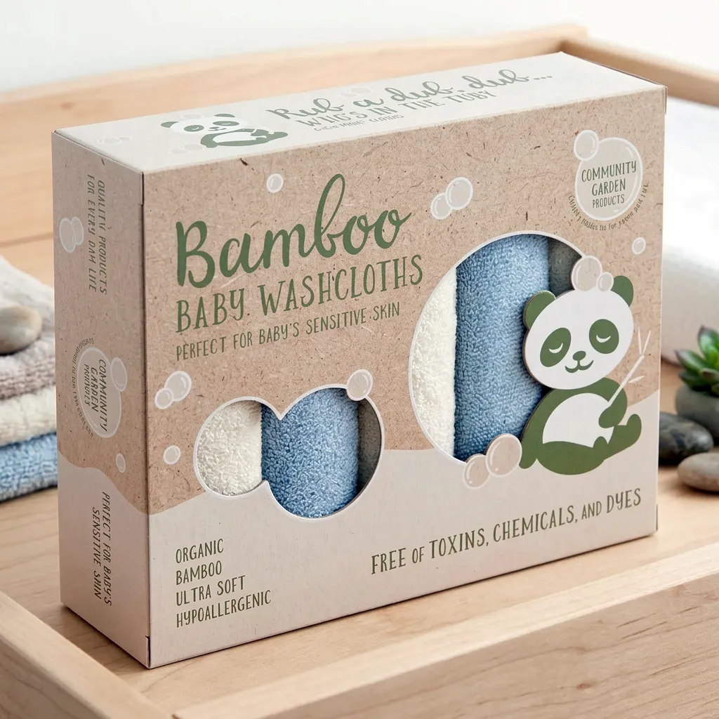 Custom Kraft Window Box for Baby Products 1