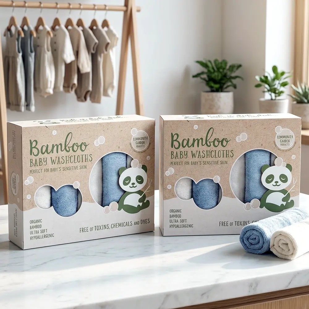 Custom Kraft Window Box for Baby Products 3