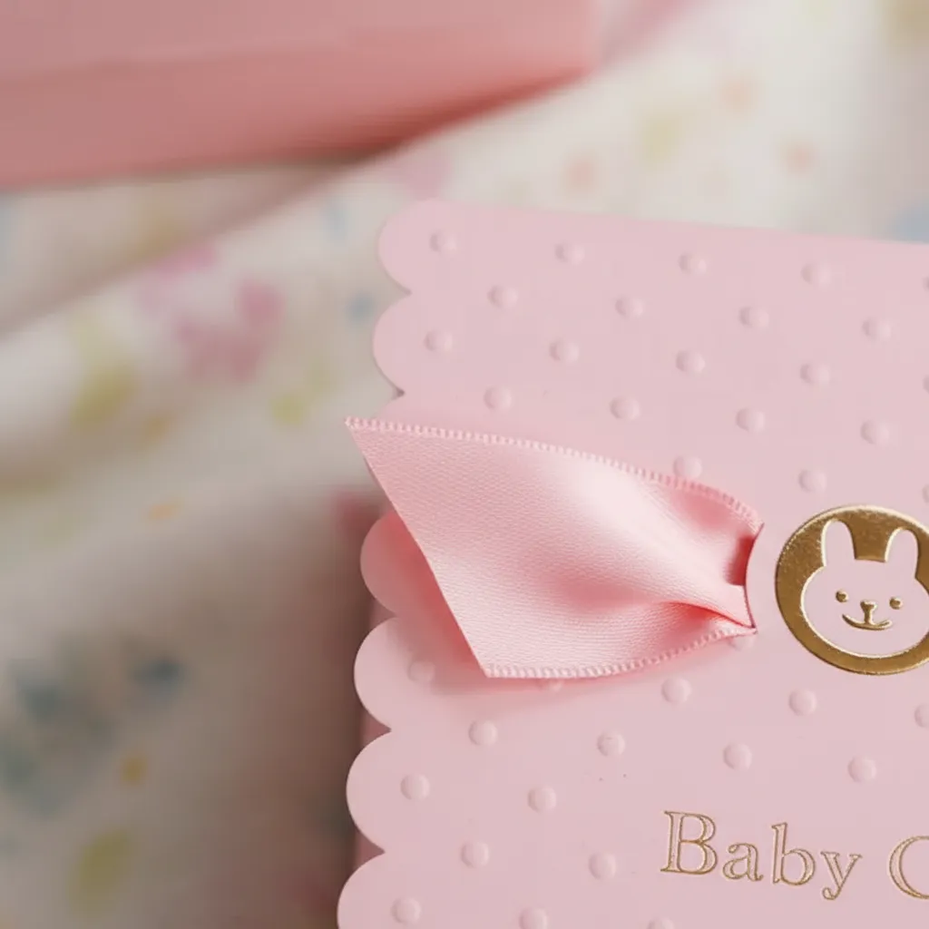 Scalloped Favor Box for Baby Shower Gifts 2