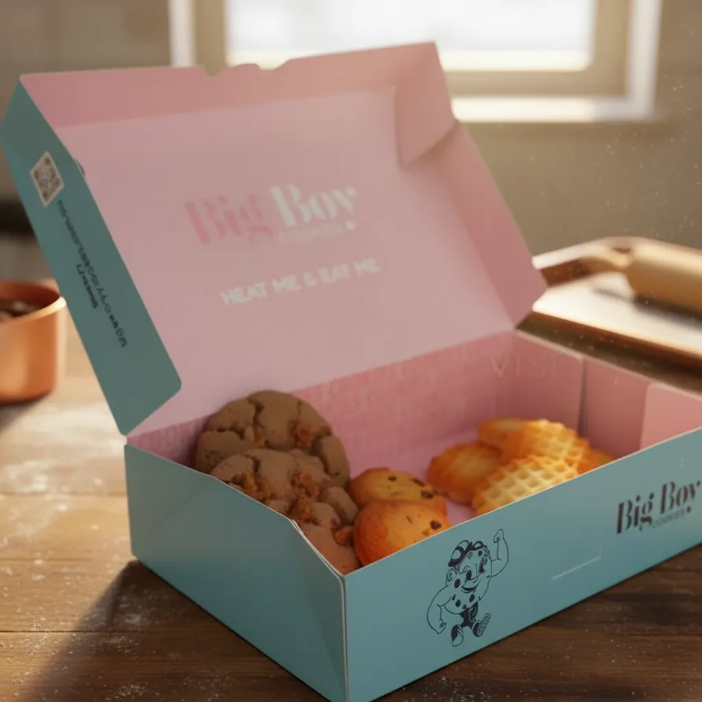 Two-Tone Cookie Box Full Color Print 2