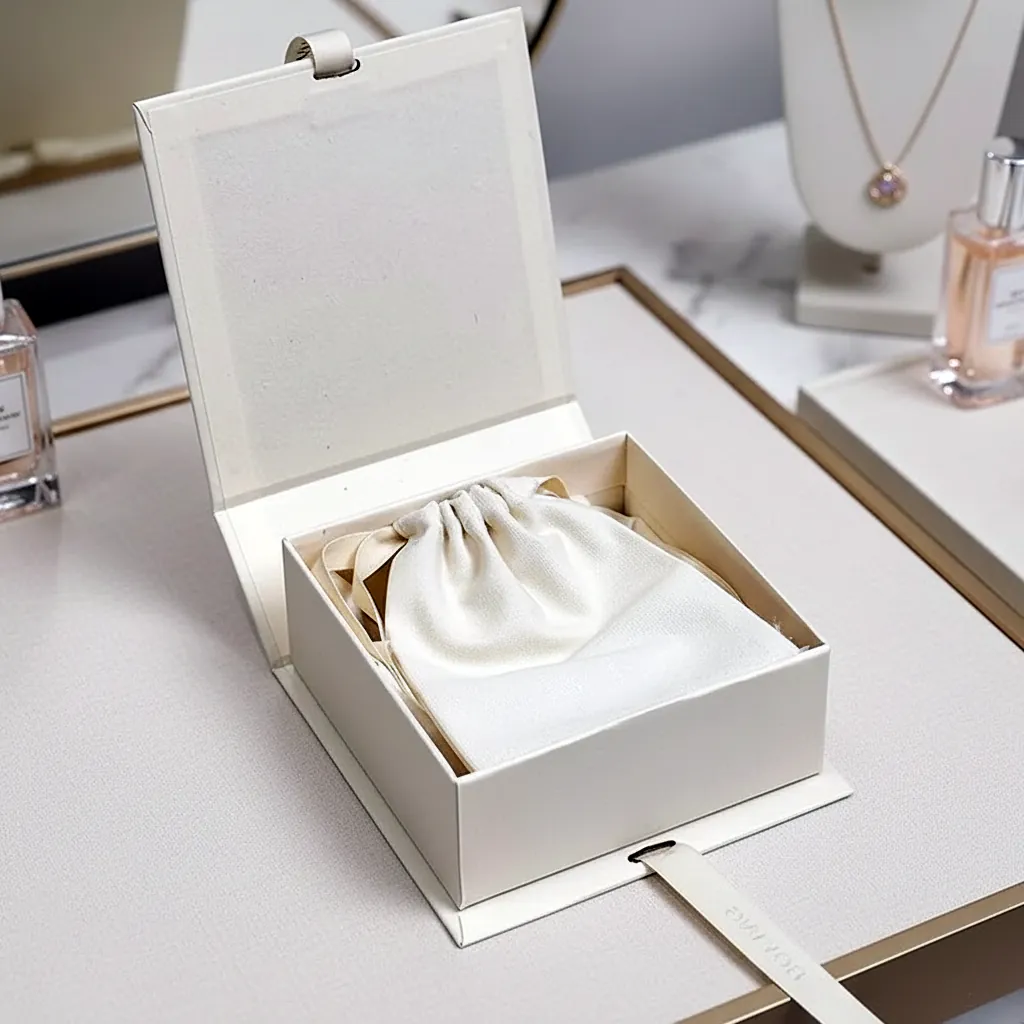 Rigid Jewelry Box with Satin Insert