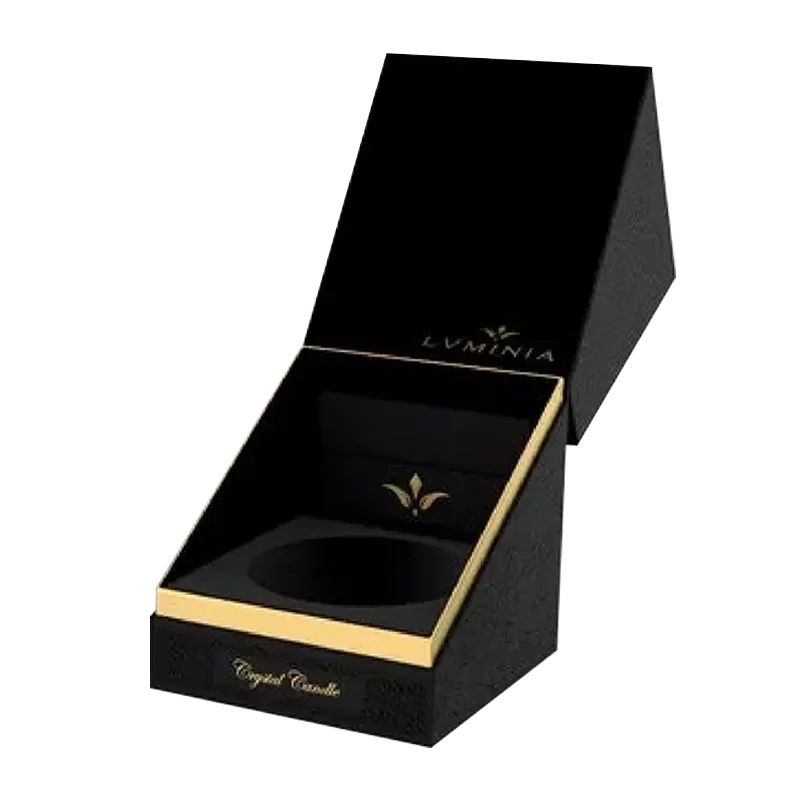 Angled Display Rigid Box for Upscale Candles