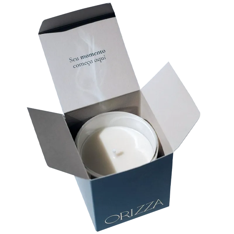 Custom Candle Box with Interior Print