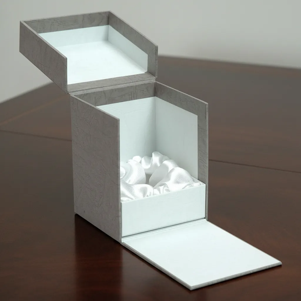 Drop-Front Rigid Box for Corporate Presentations
