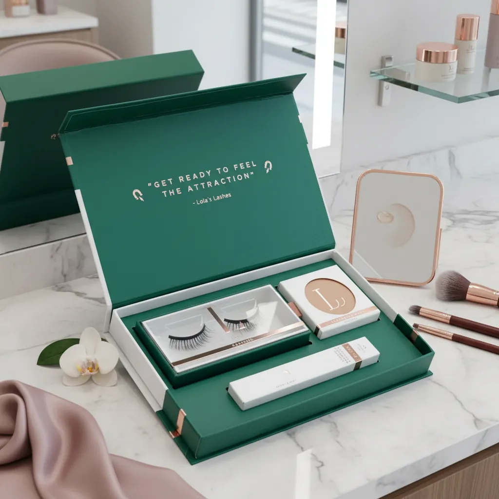 Custom Magnetic Rigid Box for Beauty Kits 3