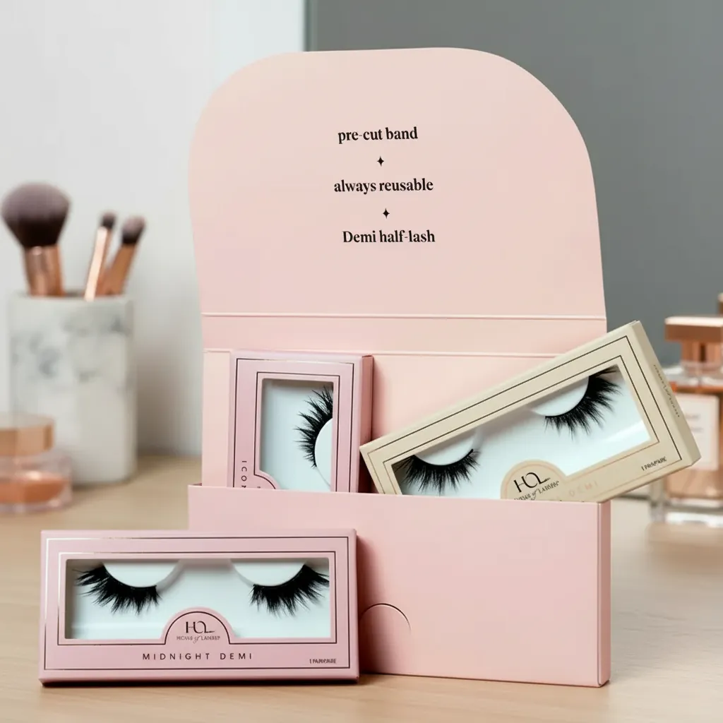 Custom Multi-Tier Folding Box for Eyelash Sets 1
