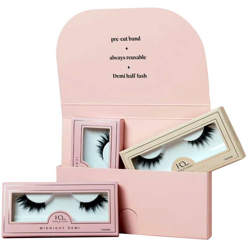 Custom Multi-Tier Folding Box for Eyelash Sets