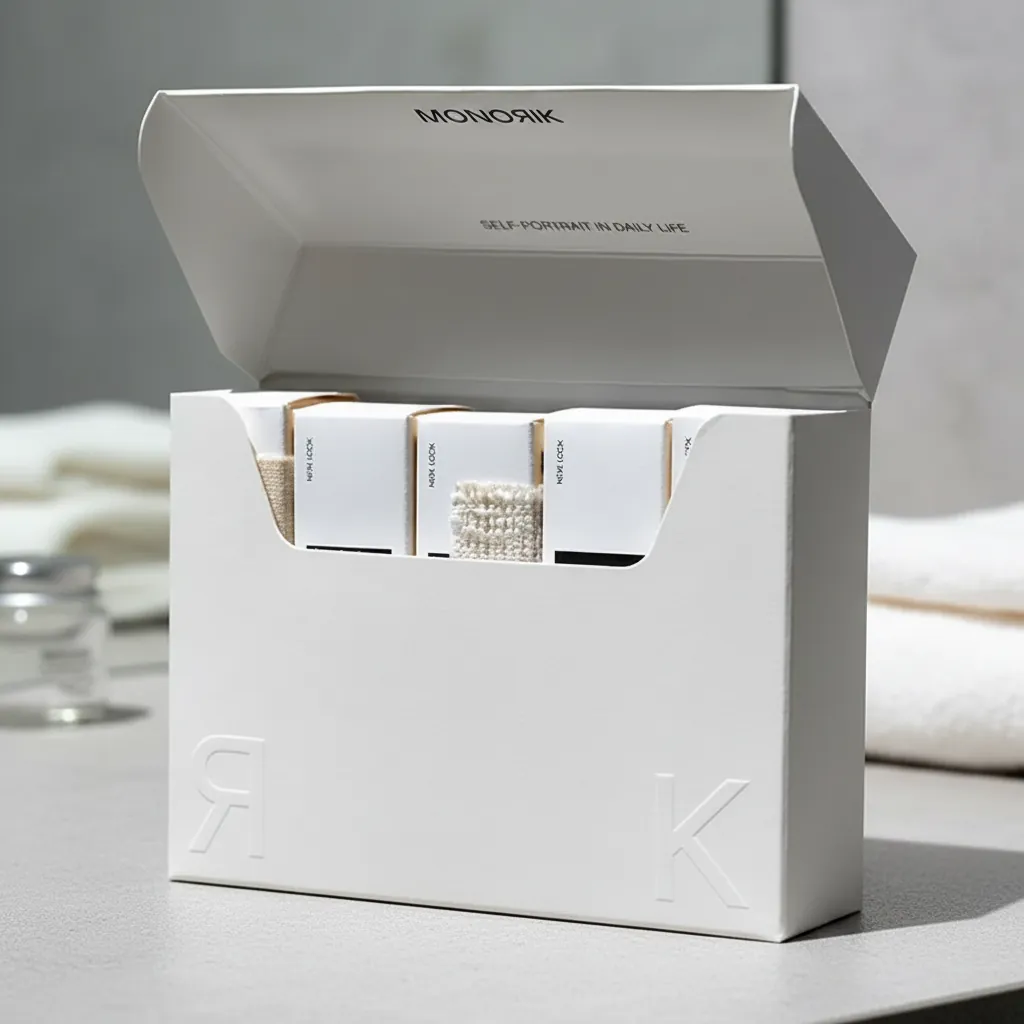 Custom Embossed Dispenser Carton for Cosmetics 1