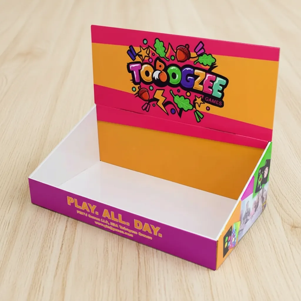 Custom Angled Counter Display Box for Games 1
