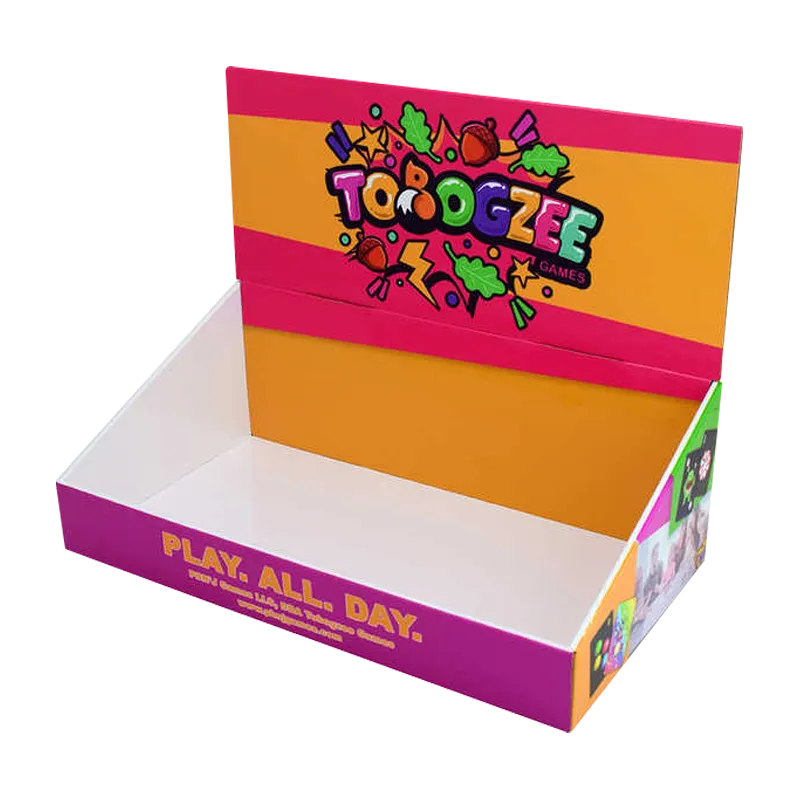Custom Angled Counter Display Box for Games