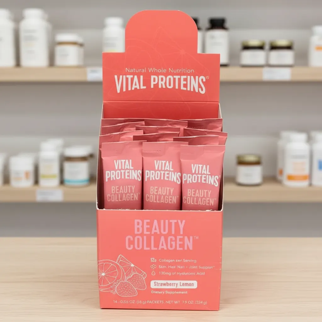 Custom Tear-Away Display Box for Supplements 1