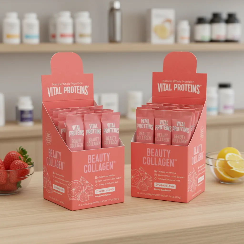 Custom Tear-Away Display Box for Supplements 3