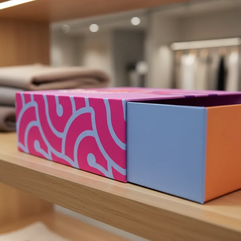 Custom Colorful Drawer Box for Apparel 2