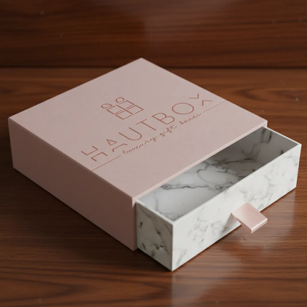 Marble Interior Drawer Box for Gifting 1