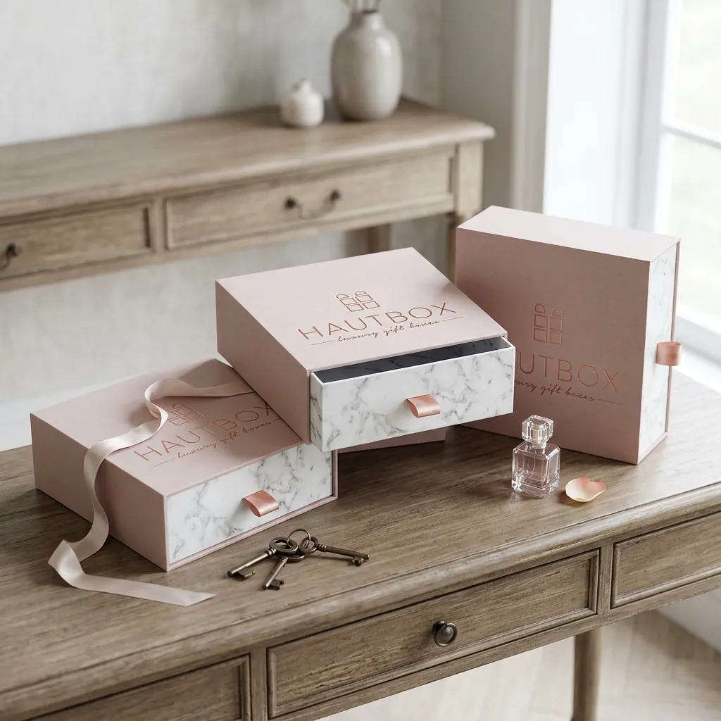 Marble Interior Drawer Box for Gifting 3