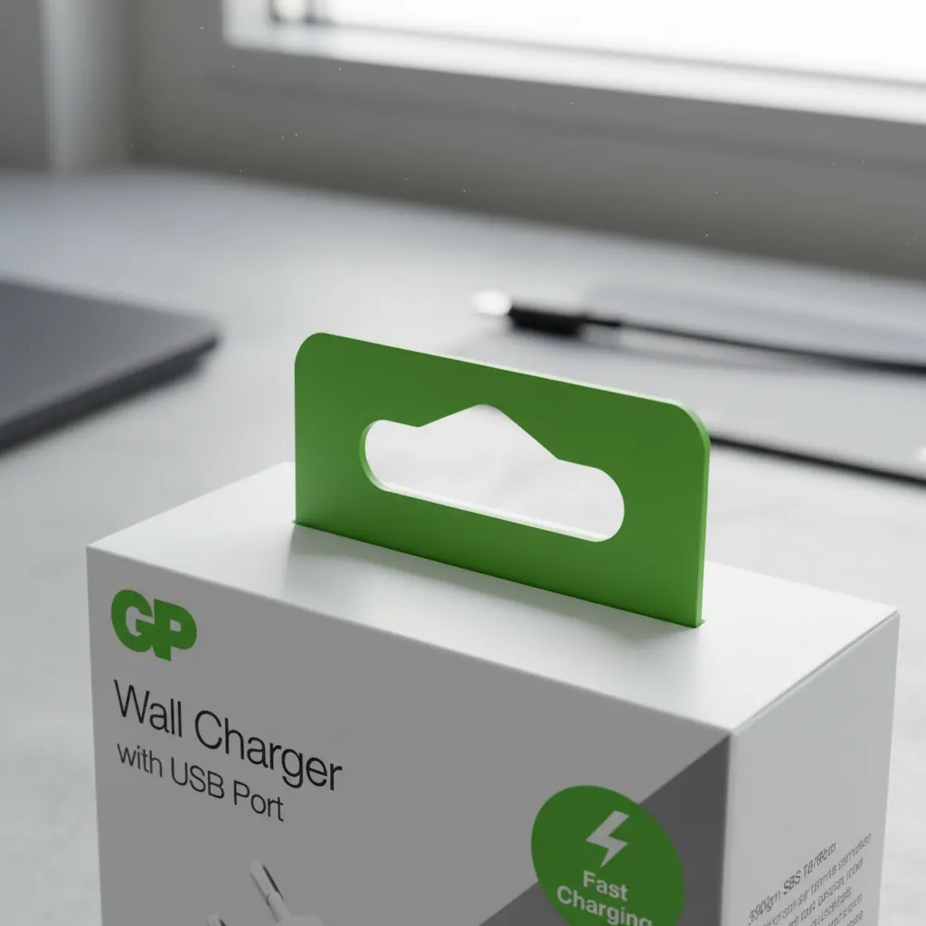 Retail Hanging Box for Wall Chargers 2