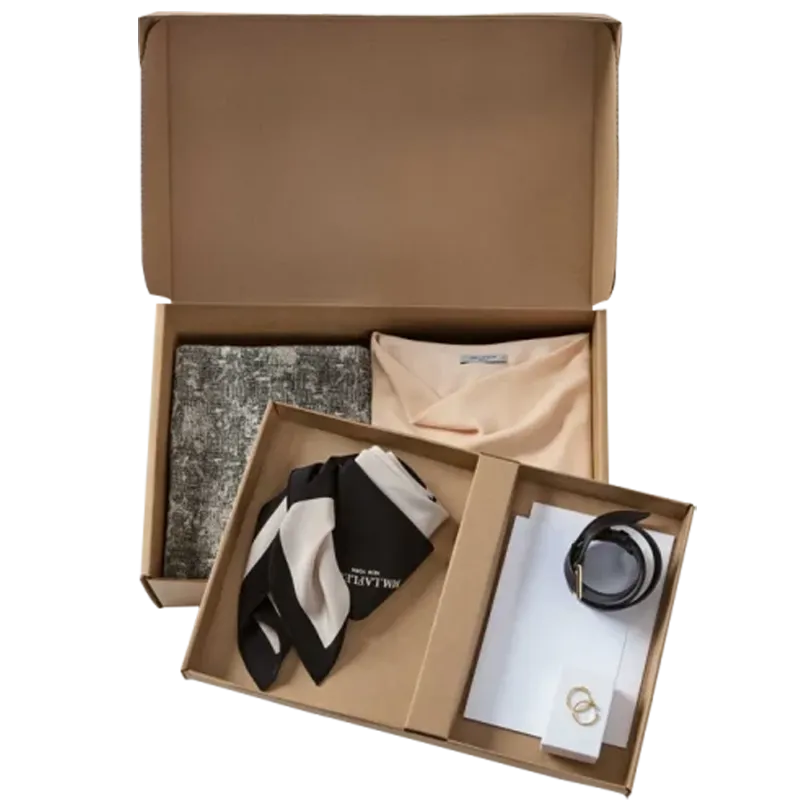 Kraft Corrugated Mailer Box for Apparel