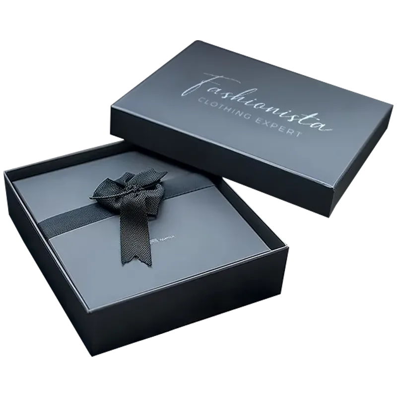 Two-Piece Rigid Box for Boutique Apparel