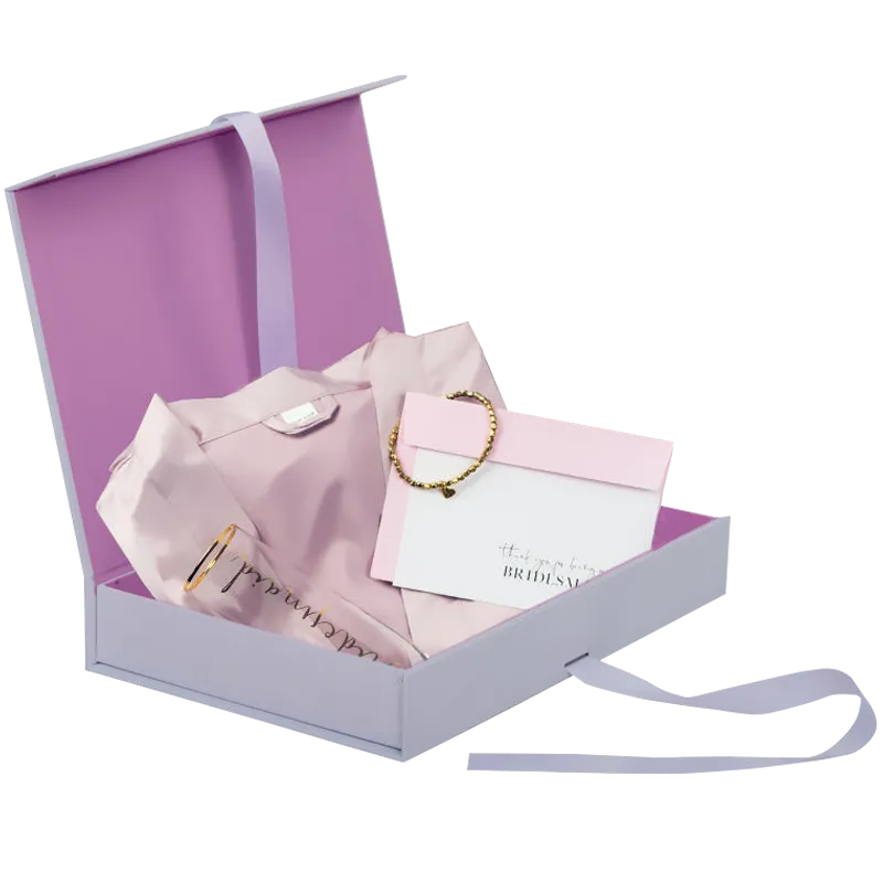 Lavender Magnetic Box for Bridesmaid Proposals