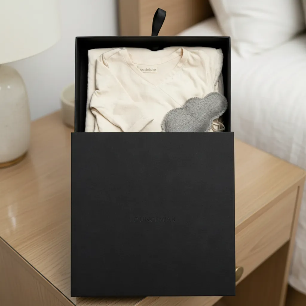 Textured Drawer Rigid Box for Loungewear