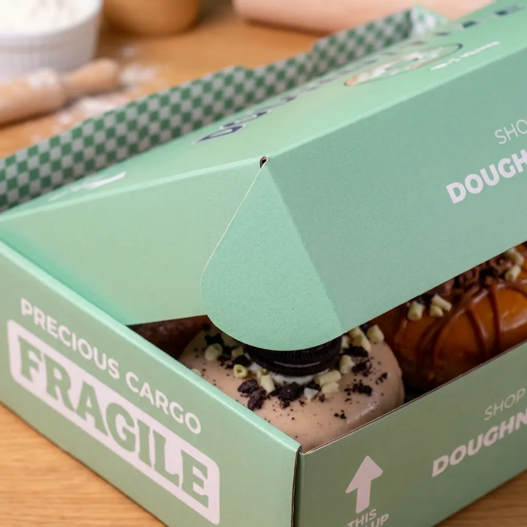 Custom Six-Pack Donut Shipping Mailer Box 2
