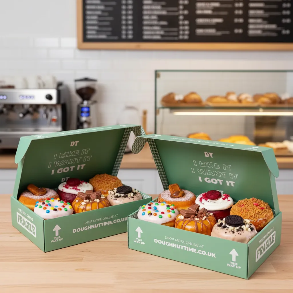 Custom Six-Pack Donut Shipping Mailer Box 3