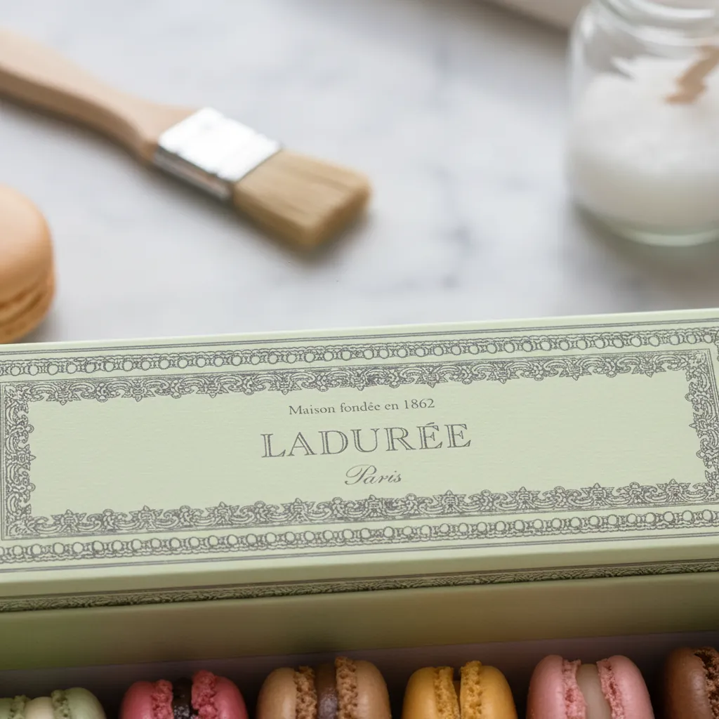 Custom Hinged Rigid Box for Macarons 2