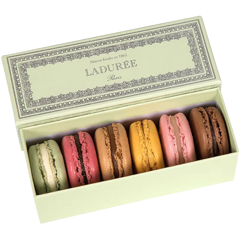 Custom Hinged Rigid Box for Macarons