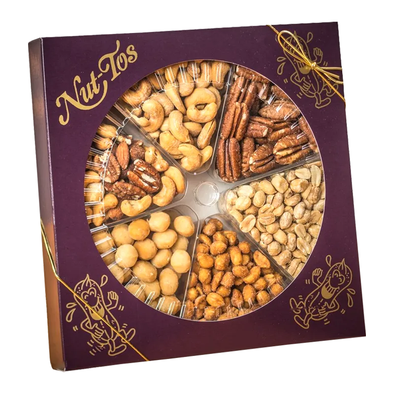 Circular Window Box for Assorted Snacks
