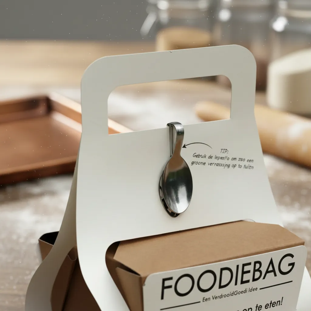 Food Carrier Gable Box with Utensil Holder 2