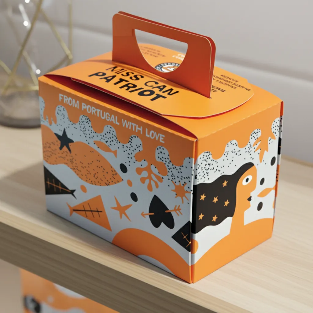 Printed Gable Box with Handle for Retail 1