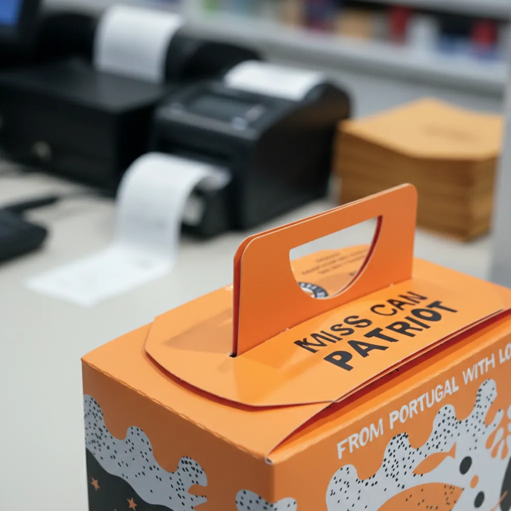 Printed Gable Box with Handle for Retail 2