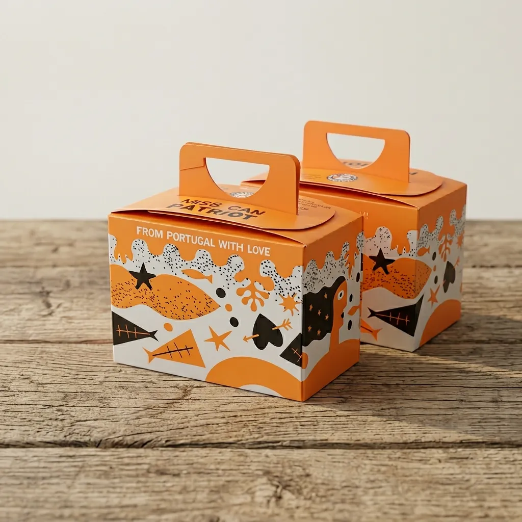 Printed Gable Box with Handle for Retail 3
