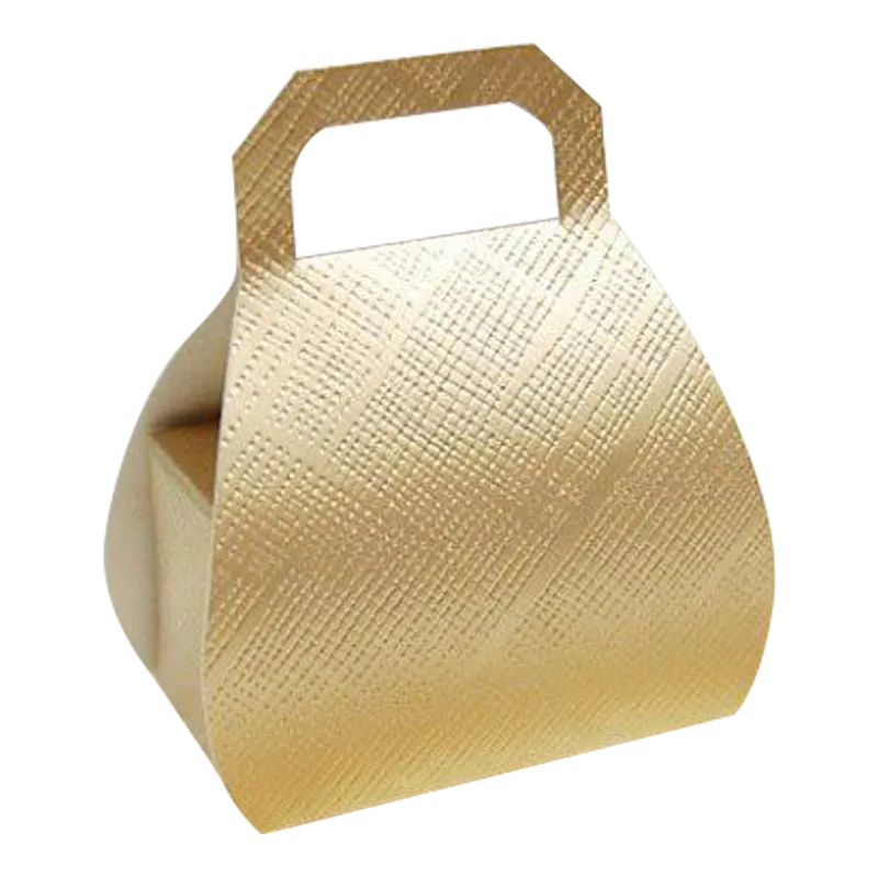 Custom Gold Textured Carrier Box for Gifts