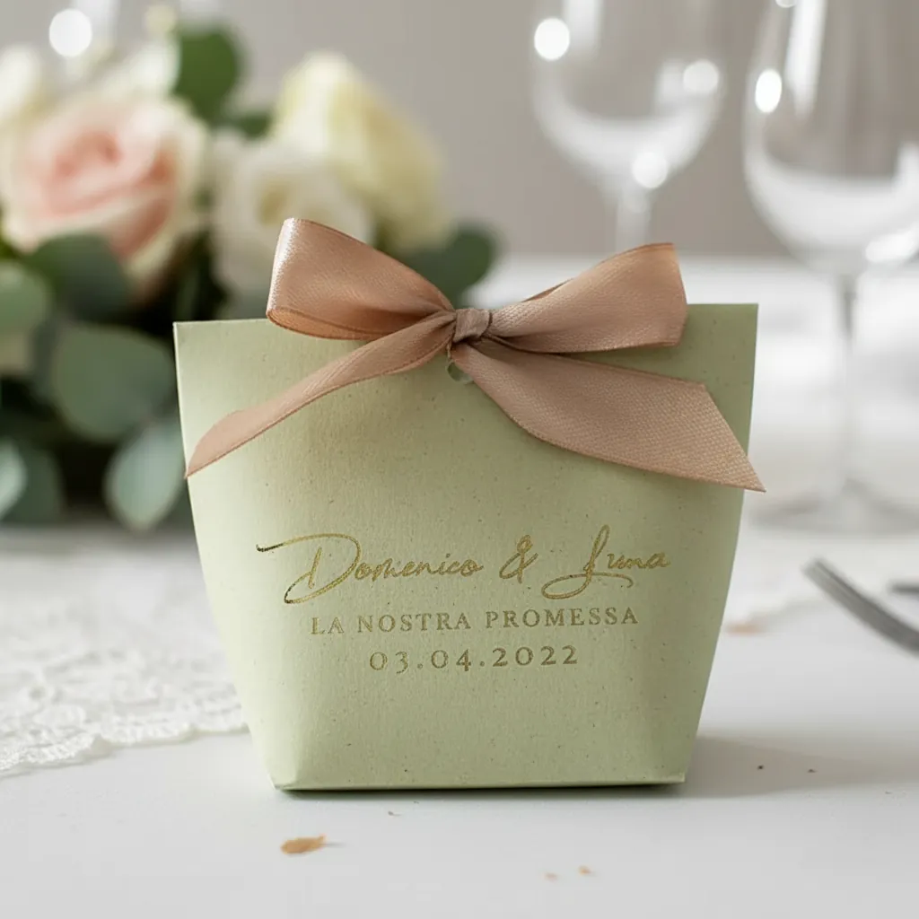 Custom Pillow Favor Box for Weddings 1