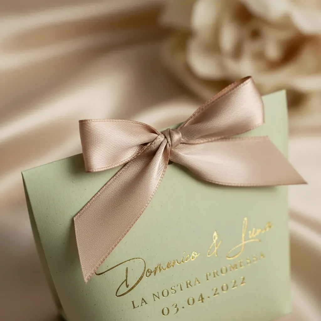 Custom Pillow Favor Box for Weddings 2