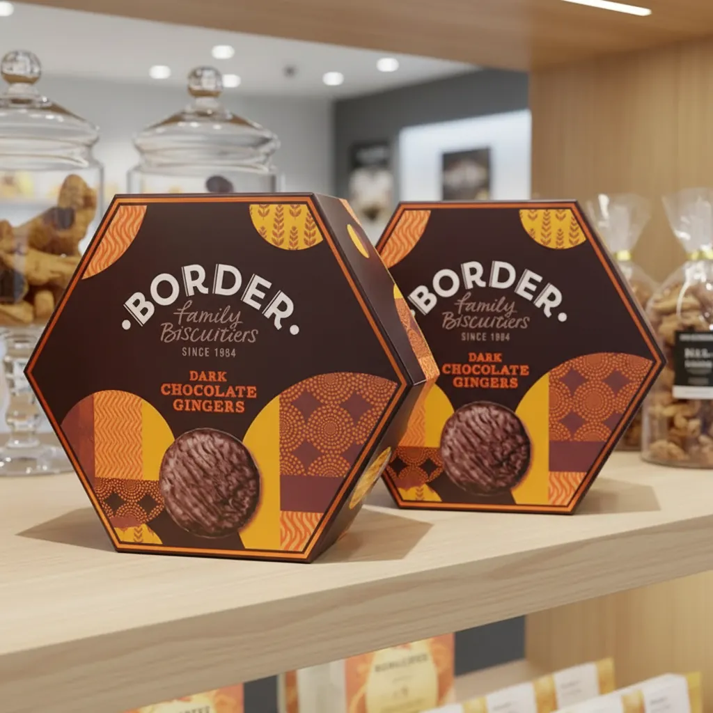 Custom Hexagon Folding Box for Food 3