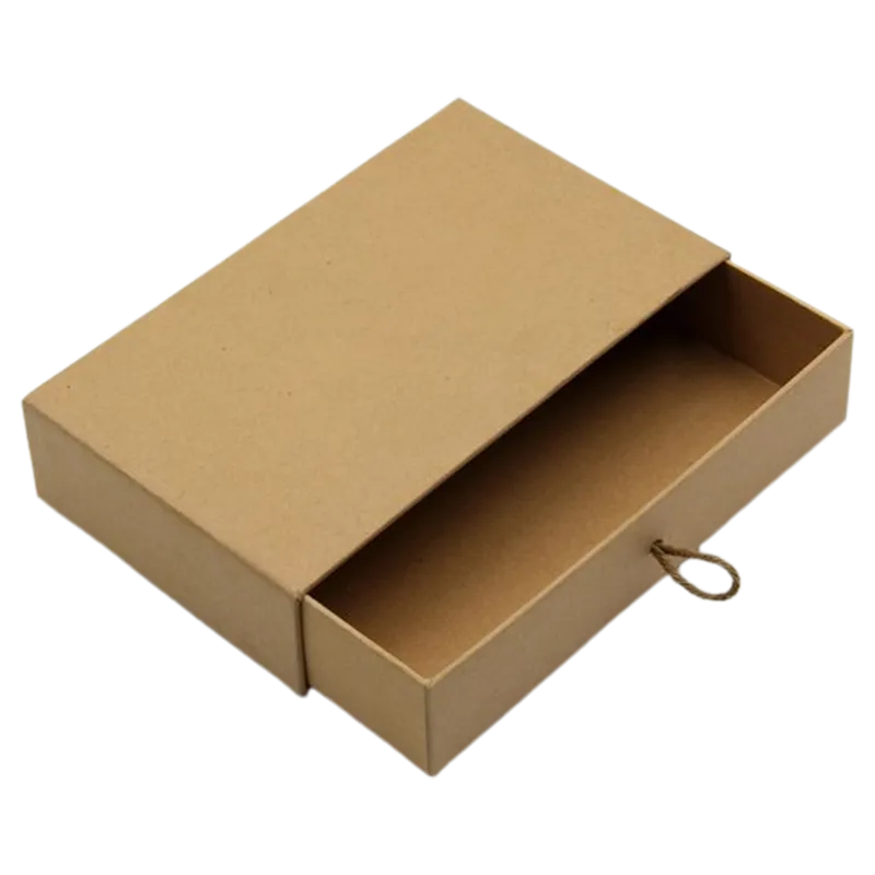 Custom Drawer Kraft Rigid Box for Retail