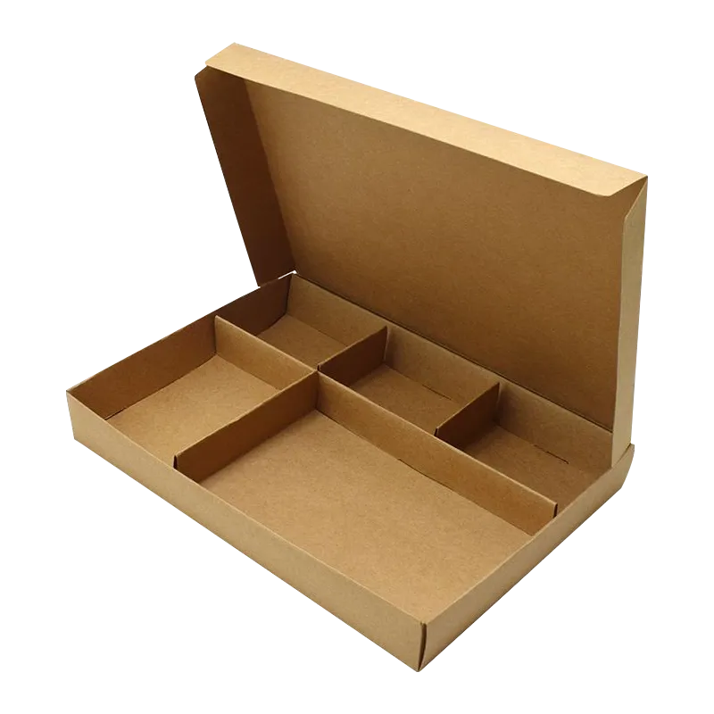 Custom Kraft Carton with Internal Dividers