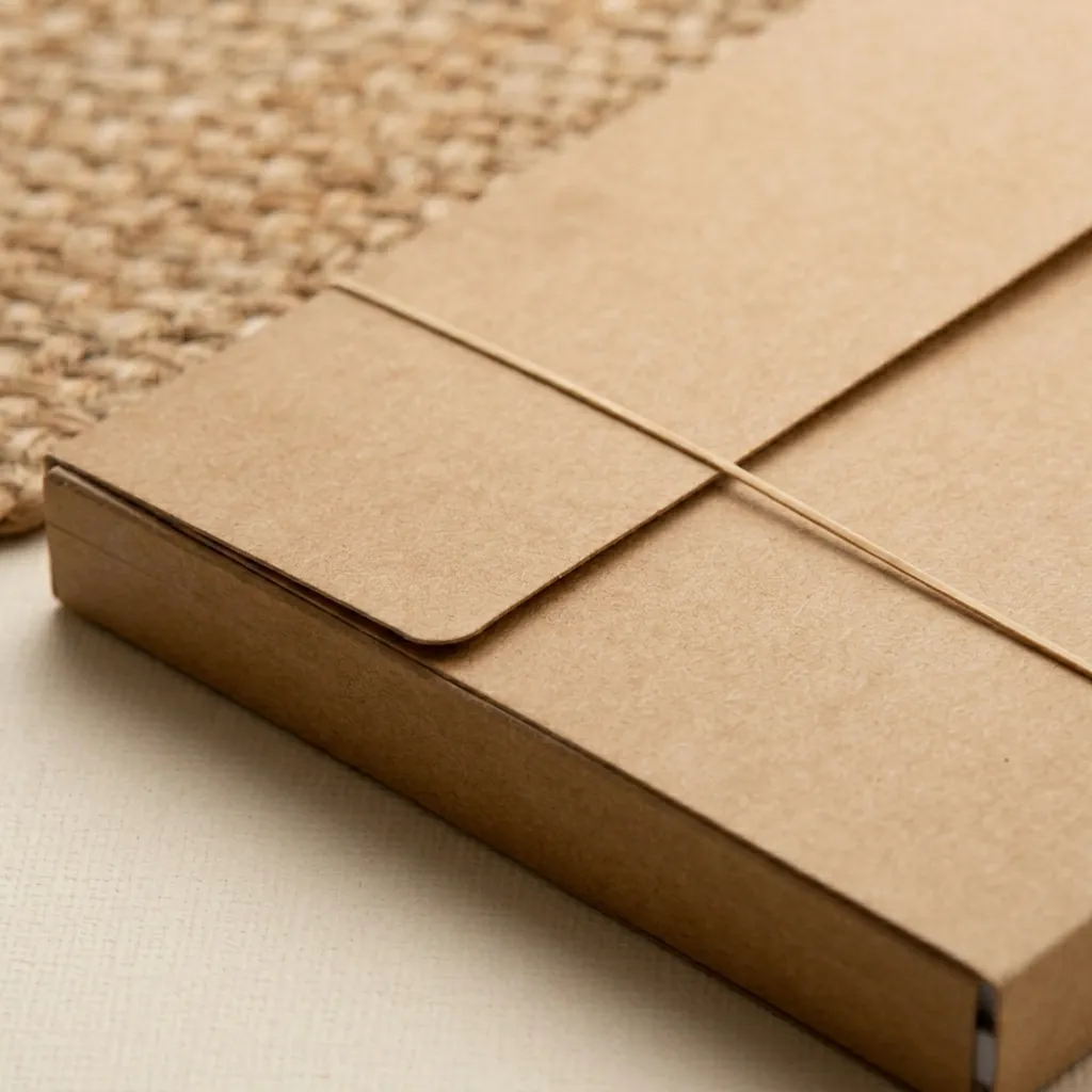 Custom Kraft Envelope Mailer with Elastic Band 2