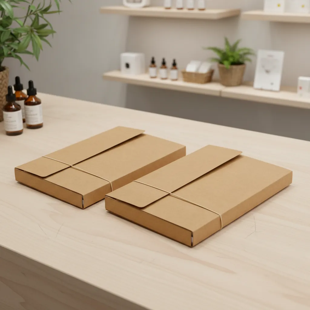 Custom Kraft Envelope Mailer with Elastic Band 3