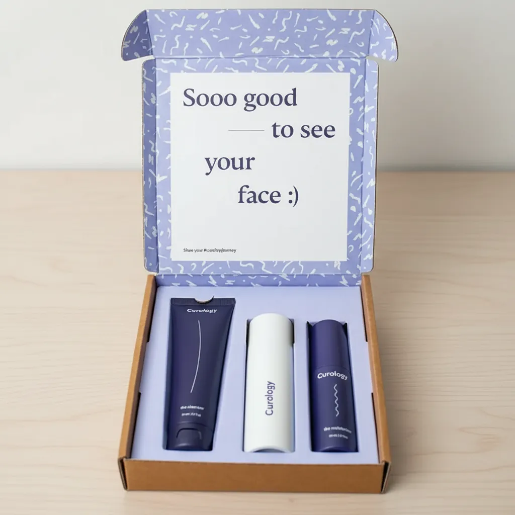 Custom Kraft Corrugated Mailer Box for Skincare 1