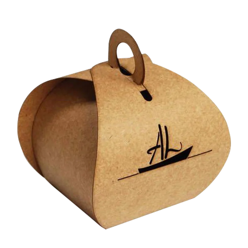 Custom Kraft Petal Carrier Box for Takeaway