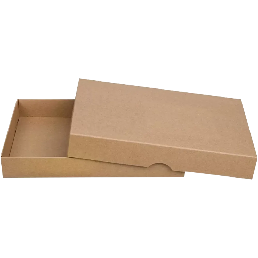 Blank Kraft Sleeve and Tray Box
