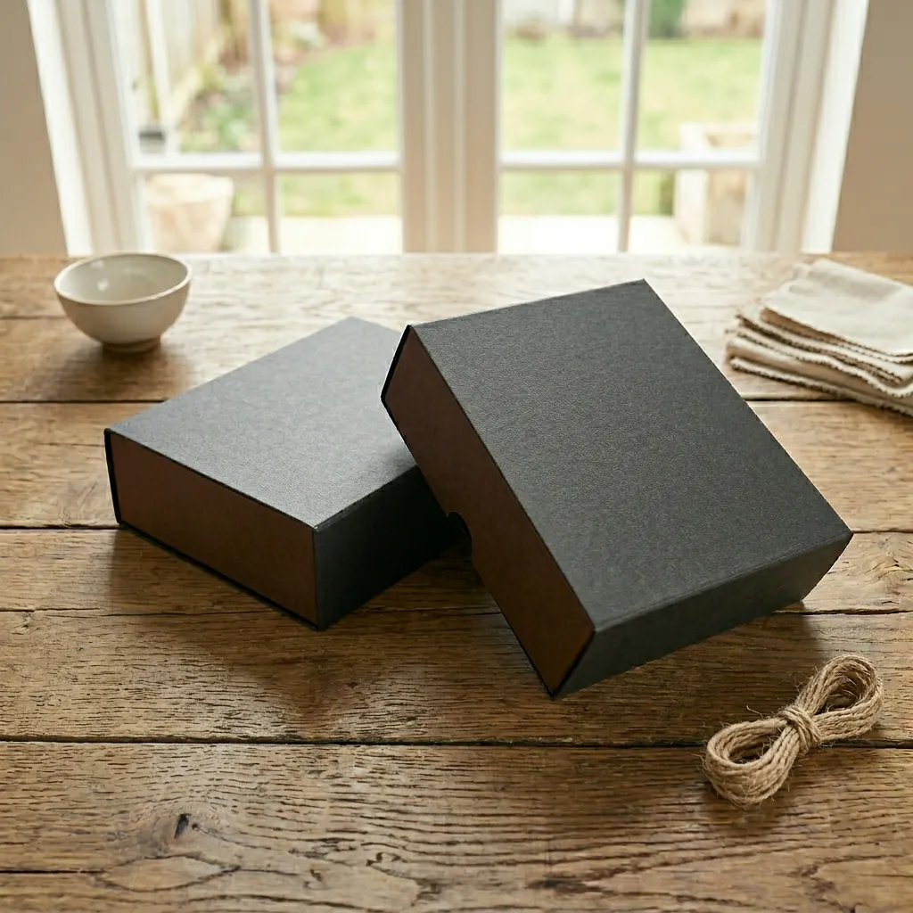 Divided Kraft Base and Lid Box 3
