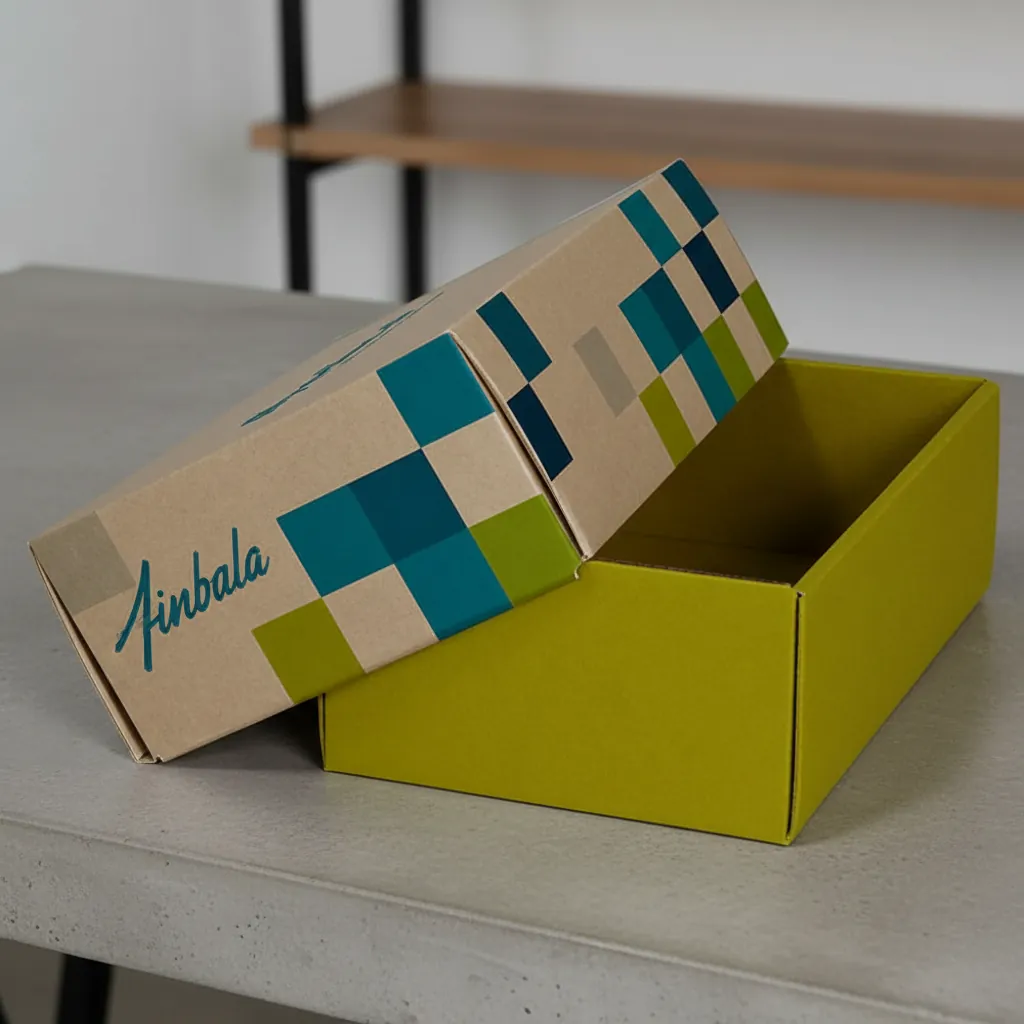 Two-Tone Kraft Base and Lid Box 1