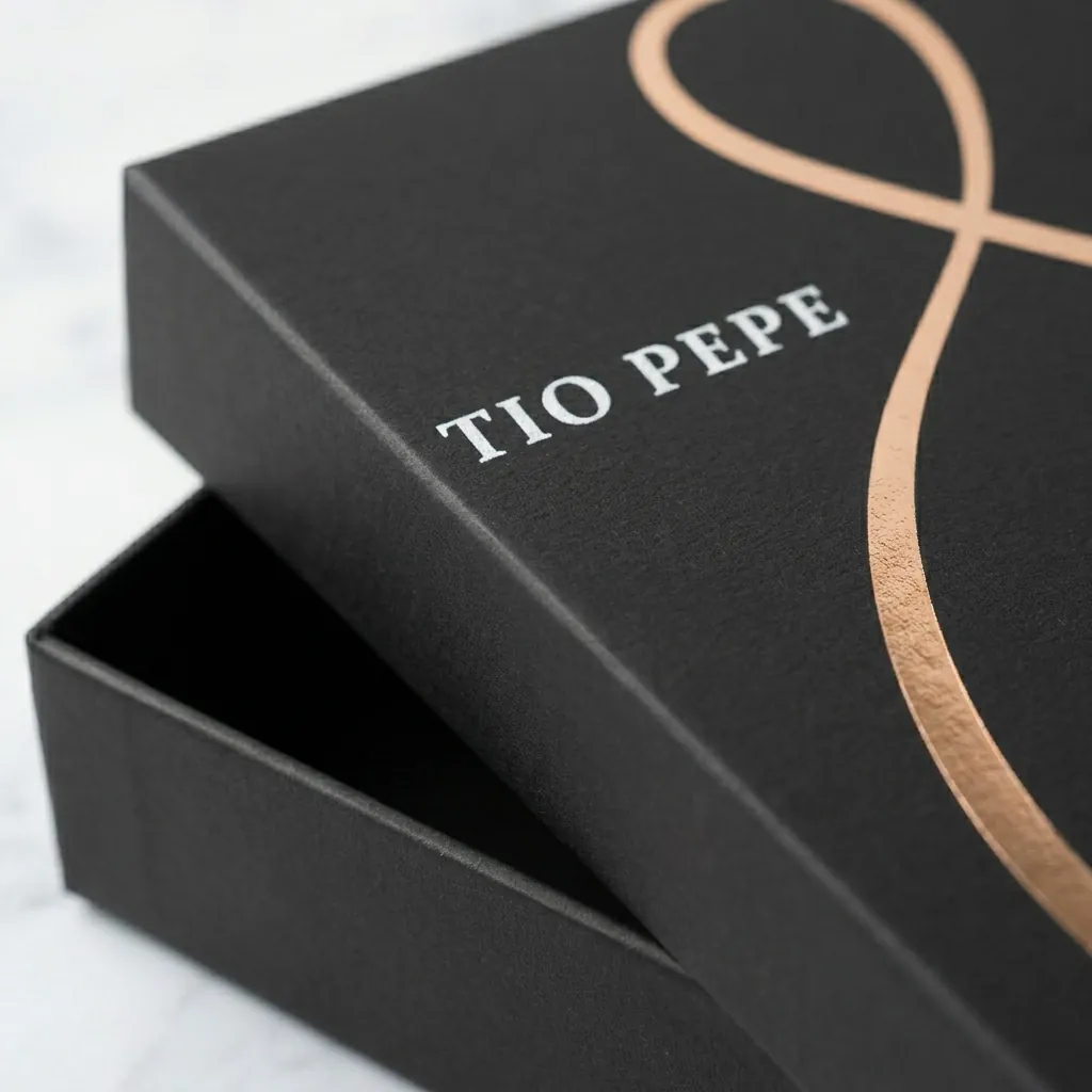 Foil Stamped Matte Black Rigid Box 2