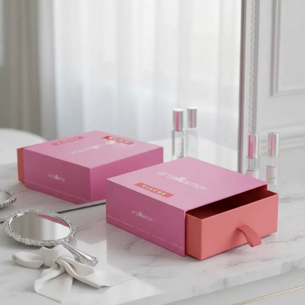 Custom Beauty Pull Ribbon Drawer Box 3