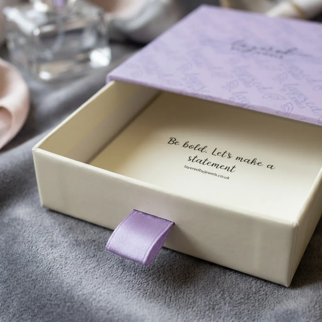 The Material Detail of a Rigid Drawer Box