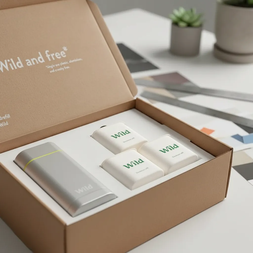 Eco Friendly Kraft Mailer Box with Insert 2